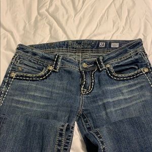 Miss me embellished pocket jeans